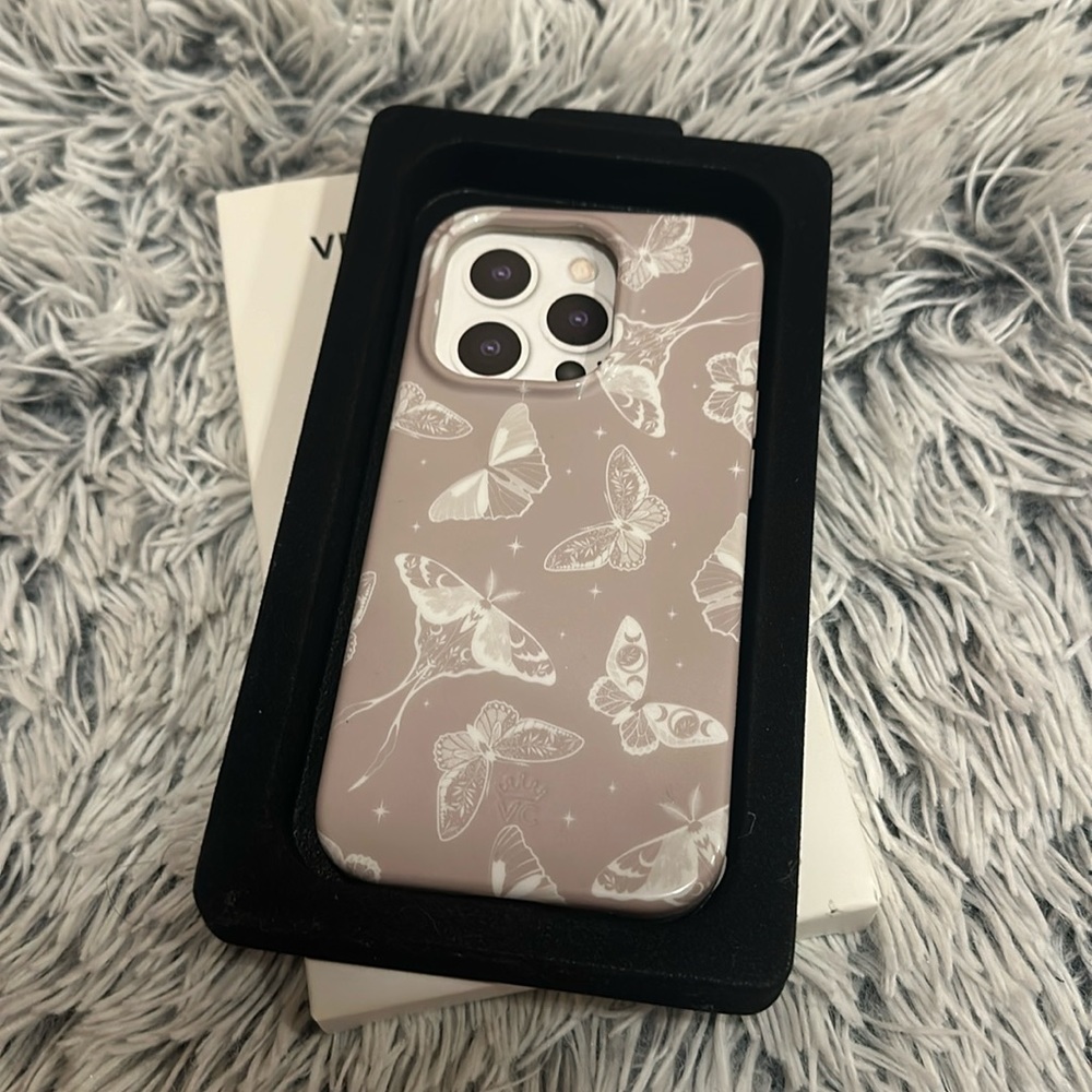 Velvet Caviar Moonlight Moths iPhone 14 Pro Case